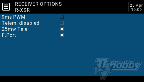 FrSky ACCESS - RXSR options